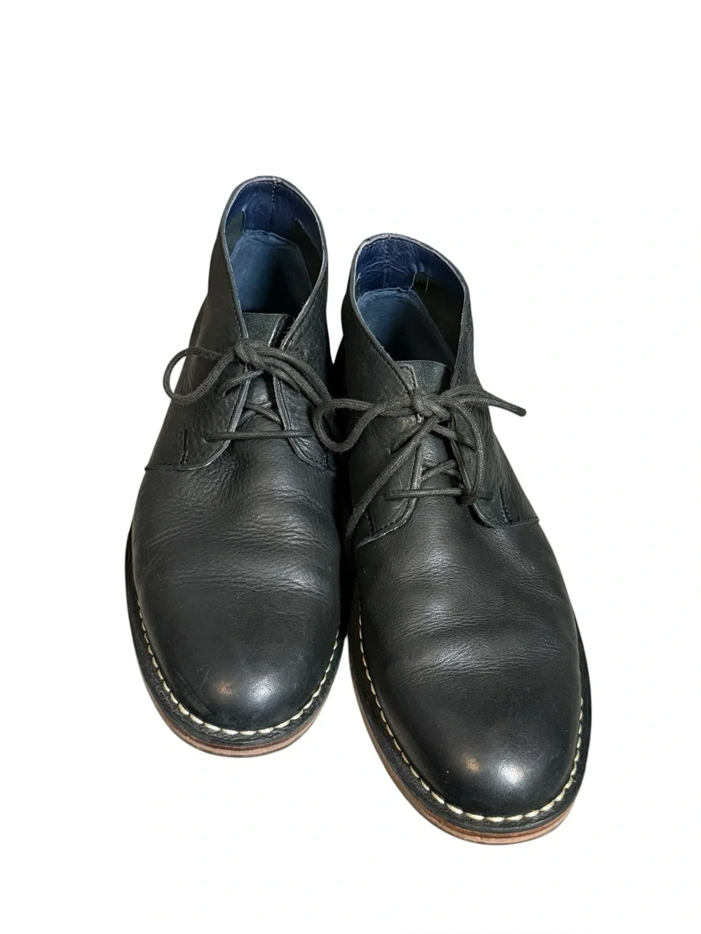Cole Haan Leather Chukka Desert Boots Black Men’s 10M